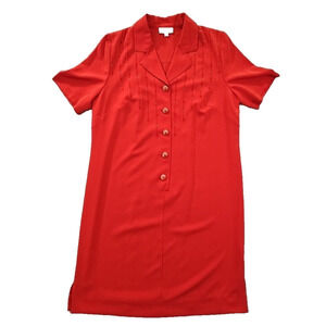 Sable Noire Women’s Vintage 1974 Embroidered Shirt Dress Size Italian 44 US 10